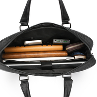 Sac à bandoulière classique unisexe pour ordinateur portable avec fermeture éclair, durable, tendance, grande capacité, pour le bureau