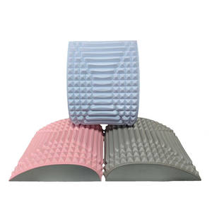 Устройство для снятия боли в пояснице, тренажер для растяжки талии, массажер для спины, подушка для пресса, светло-голубой, вспомогательная поддержка для йоги - Product Image 1