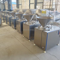 Machine à saucisses pneumatique verticale commerciale, automatique, quantitative, avec clipseur intégré