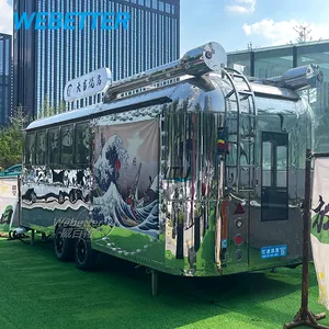 WEBETTER Remolque De Comida Remolque De Comida Hot Dog Food Trailer avec équipements de cuisine complets Café Foodtrucks Mobile Bar Food Truck à vendre