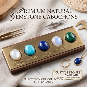 TIMEMUSE <span class=keywords><strong>Serie</strong></span> de Joyería de Piedras Preciosas Pintadas a Mano, Sagrado Corazón de Jesús, Divina Misericordia, San Charbel, Colgante Católico de Lapislázuli - XMH007 - Product Image 5