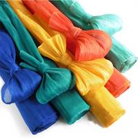 Precio al por mayor Material Abaca de lujo Tela Abaca de seda de varios colores naturales para decoración de sombreros