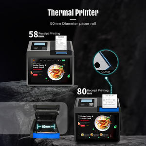 Dispositivo POS de Escritorio con Pantalla Dual Z100, Pantalla Táctil Android, POS Inteligente con Impresora Térmica y Escáner Integrados - Product Image 2