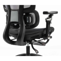 Silla de Oficina Ergonómica Directa de Fábrica, Totalmente de Malla, Respaldo Alto, Reposacabezas Ajustable, Reposabrazos 6D, Giratoria 360°, para Oficina en Casa, Estilo Contemporáneo