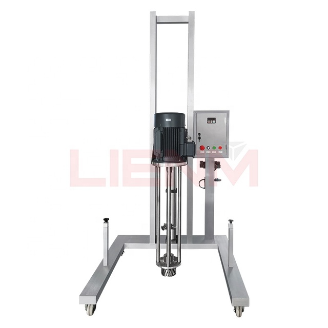 Hot Sale High Shear Homogenizer Mixer with Agitator Cosmetic Mixing Machines Liquid Detergent Making Machine Paint Pump