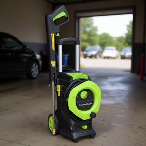 Nettoyeur haute pression 2000W 110V 18Mpa, eau froide, électrique, pour lavage de voitures, usage en atelier, modèle léger en plastique D0100HP3H47 - Product Image 2