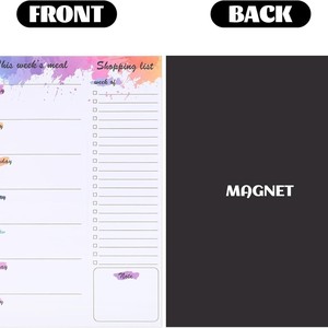 Bloc-notes magnétique souple à haute viscosité, plans quotidiens, <span class=keywords><strong>ligne</strong></span> facile à déchirer, bloc-notes personnalisable, promotion à chaud - Product Image 5