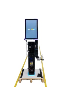 23.6 Inch Android Payment Kiosk Design Ideas <b>With</b> Nfc Curved Touch Screen Thermal <b>Printer</b> Kiosk Self-service Kiosk - Product Image 3
