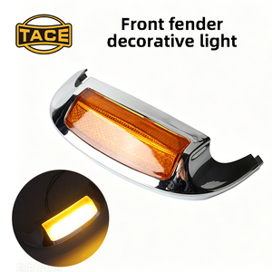 Luz Marcadora de Punta de Guardabarros Delantero Modificada para Harley Street Glide Road King - Product Image 6