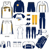 Ensemble complet d'uniformes de basketball personnalisés avec impression numérique : maillot, sweat à capuche, veste, short – Collection de vêtements de sport 100 % polyester à séchage rapide