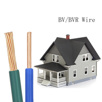 300/500V Einadriges Flexibles Kabel 1mm² 1,5mm² 2,5mm² 4mm² Mehradriges Kupferkabel PVC-Isoliertes Gebäudekabel