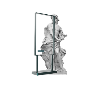 Écran <span class=keywords><strong>OLED</strong></span> transparent vertical sur pied de 55 à 77 pouces, haute transparence, lecteur publicitaire auto-lumineux pour exposition - Product Image 1