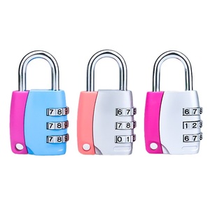 <span class=keywords><strong>Cadenas</strong></span> carré Kamal HB30 en alliage de zinc avec combinaison à 3 chiffres et blocs de couleur, idéal pour valise, sac à dos et voyage - Product Image 2