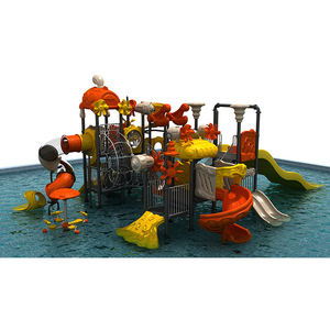 Aventures de glisse aquatique : <span class=keywords><strong>Toboggan</strong></span> de <span class=keywords><strong>piscine</strong></span> sur mesure en fibre de verre et acier pour jardins résidentiels, complexes hôteliers et sites de divertissement familial - Product Image 2