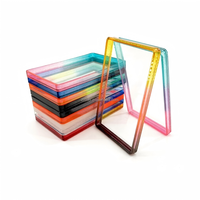 Coque en TPU chromée arc-en-ciel avec paillettes, compatible avec les cartes d'identité, les cartes de crédit, blocage RFID, protection transparente anti-rayures