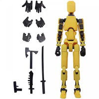 Muestra gratis Venta al por mayor Articulado Multi Articulación Moving Dummy Lucky 13 Figura DE ACCIÓN 3D Impreso Party Favors