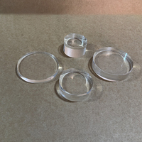 Blocs et cylindres en acrylique transparent massif sur mesure, supports d'affichage en PMMA poli pour la vente en gros