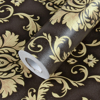 Vente en gros de rouleaux de papier peint 3d de luxe moderne en PVC en vinyle multi-motifs à décoller décoration murale de maison