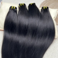 Lots de Cheveux Naturels Vietnamiens 100% Non Transformés Grade 12A Yaki Lisses avec Cuticules Alignées – Vente en Gros