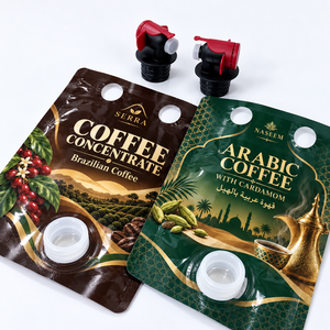 Pochette à café premium avec bec verseur, conçue pour le café arabe, les bases de boissons et un versement facile - Product Image 3