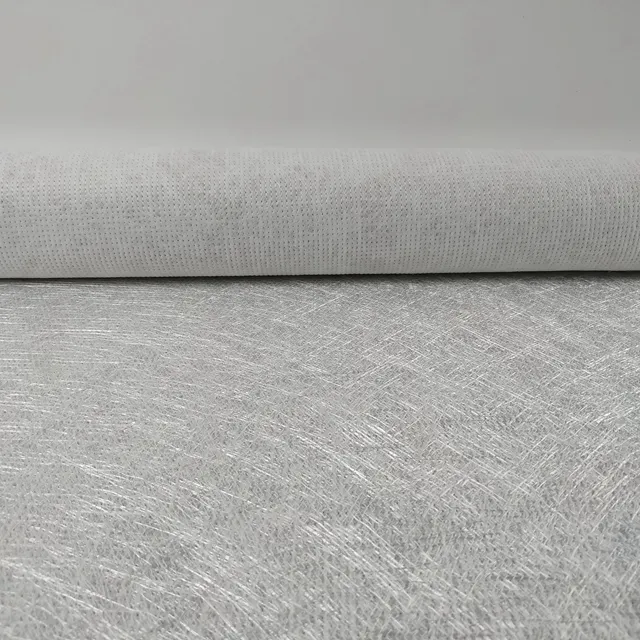 중국 공장 표면 폴리 에스테르 베일 콤보 보트 생산을위한 유리 섬유 다진 스트랜드 매트
