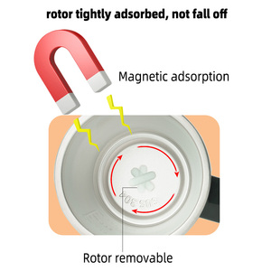 380ml Custom Logo Stainless Steel Portable <strong>Electric</strong> Protein <strong>Shaker</strong> Cup Magnetic Office Travel Cup Leak-proof Temperature Display - Product Image 3