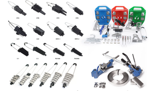 APT <span class=keywords><strong>Q</strong></span>-Typ Verzinkte Stahl-Mittelspannungs-Aufhängeklemme mit Haken und Sechskantmutter für FTTH GSM WLAN-Netzwerke - Product Image 5