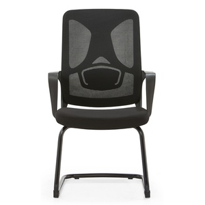 Silla de Oficina Personalizada Negra con Respaldo Medio y Malla, Silla Ejecutiva para Sala de Reuniones, Silla para Sala de Conferencias - Product Image 5
