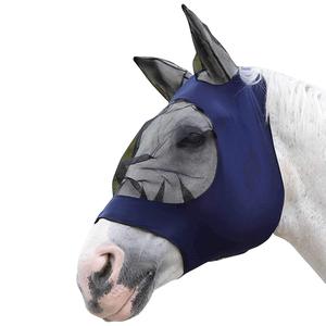 Masque anti-mouches en <span class=keywords><strong>maille</strong></span> Horshi en stock masque de cheval à prix bon marché avec couvre-oreilles - Product Image 3