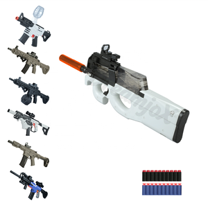 MSD0117A P90 DreamjoX Pistolet à gel électrique automatique avec des balles de gel pour les <span class=keywords><strong>jeux</strong></span> de tir <span class=keywords><strong>en</strong></span> équipe pour adultes <span class=keywords><strong>en</strong></span> <span class=keywords><strong>plein</strong></span> <span class=keywords><strong>air</strong></span> - Product Image 2