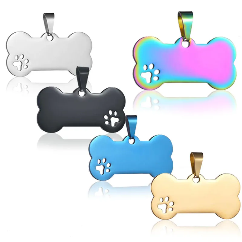 Nhà Máy Bán Buôn Pet Tag Brass Anodized Nhôm Pet Tag Tùy Chỉnh Men Pet Thẻ PT-002