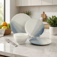 Fabricant OEM ODM – Nouvelle collection de vaisselle de luxe nordique en céramique et grès, compatible lave-vaisselle et micro-ondes