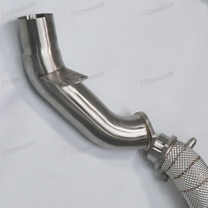 Tuyau d'échappement droit SS304 pour BMW Série 8 X5M X5 G14 G15 G16 G05 G30 F07 F10 2012-2018 4.4T N63 - Product Image 5