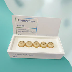 Lingote de Cerámica de Vidrio de Disilicato de Litio Eléctrico IPS E Max Press para la Fabricación de Carillas, Incrustaciones, Coronas en Laboratorios Dentales - Product Image 1