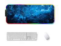 Tapis de souris de jeu RGB personnalisés en usine (caoutchouc naturel) - Tapis de bureau durables pour la maison/le bureau (stock disponible)