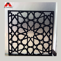 Panneaux de bardage mural en aluminium découpés au laser Alumtimes Mashrabiya, imperméables, pour façade extérieure, revêtement mural 3D