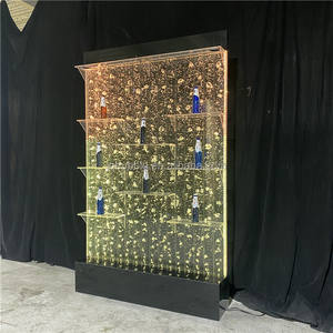 Vente en gros de panneaux acryliques contemporains à LED lumineux, aquarium mural à bulles avec séparateur de pièce - Product Image 3