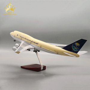 Modelo de Avión de Resina Fundida a Presión Boeing 747 Saudi <span class=keywords><strong>Arabian</strong></span> <span class=keywords><strong>Airlines</strong></span> 1/150 47Cm Modelo de Avión Airbus - Product Image 3