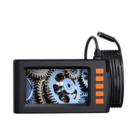 43-Zoll HD-Bildschirm Industrie-Endoskop 8mm IP67 Wasserdicht LED-Beleuchtet Doppellinsen-Automobilreparatur-Pipeline-Kamera-Sonde 2X