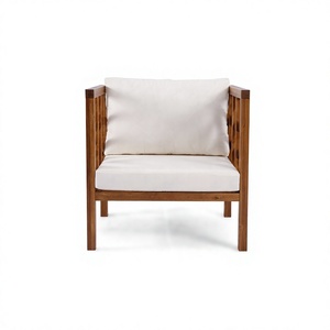 Ensemble de salle à manger en bois de qualité supérieure provenant d'un fournisseur vietnamien de meubles d'extérieur pour jardins, patios et projets hôteliers - Product Image 1
