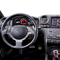 Gerllish Nouveau tableau de bord numérique intelligent pour voiture de 12,3 pouces pour Nissan GTR 2005-2015, écran LCD du tableau de bord