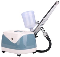 Kit de décoration de gâteau en cuivre BT-20 Aérographe rechargeable à bas prix avec compresseur d'alimentation par gravité pour des designs époustouflants