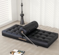 Lit en tissu paresseux avec nouveau design extensible et rembourré pour salon chambre balcon pour villas