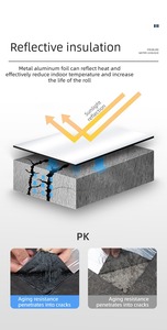 Cinta Asfáltica Autoadhesiva, Membrana de Betún Impermeable, Cinta Selladora Resistente a los Rayos UV y a la Intemperie para Reparación de Techos de Autocaravanas - Product Image 5