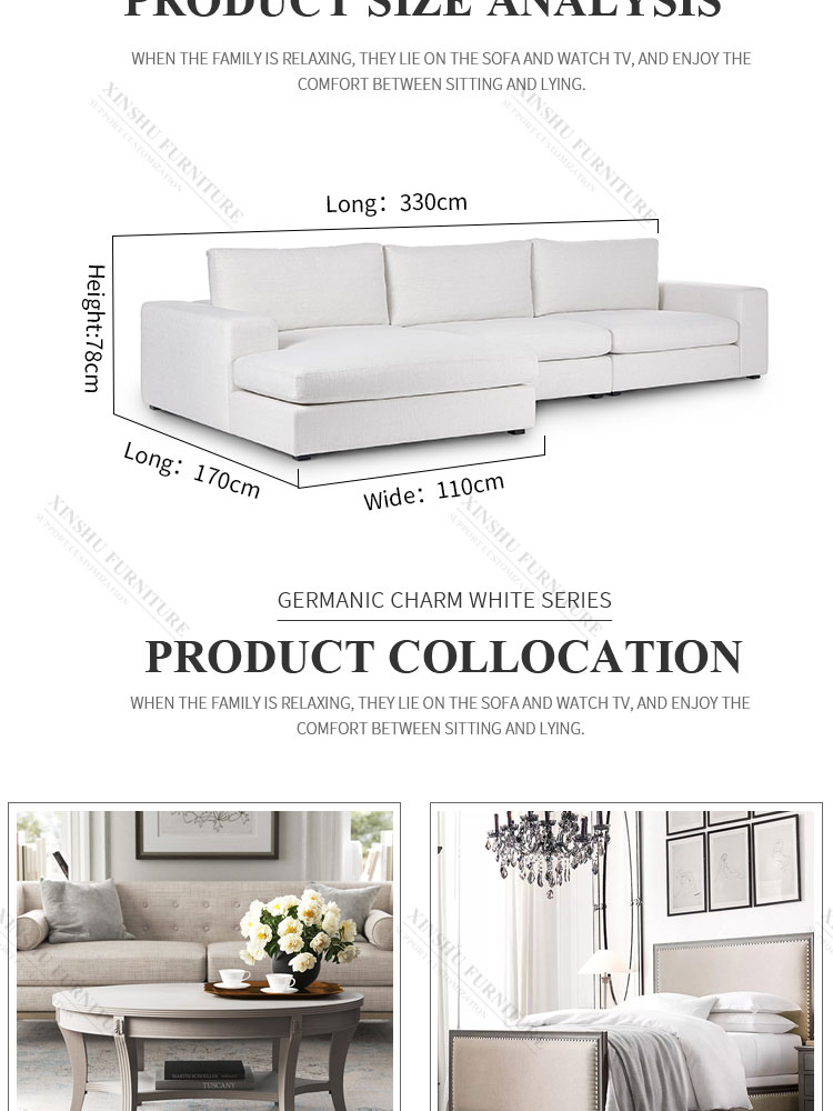 Sectional Fabric Sofa Set Furniture Luxury Sofas For Home Cover Modern Couch Living Room Sofas
