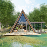 Petit cabine triangulaire en bois/maison minuscule/dosette de camping