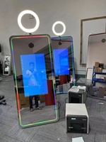ANGE Photomaton cabine photo miroir photomaton miroir magique avec imprimante écran tactile selfie