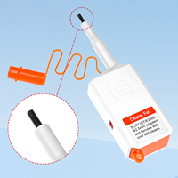 Stylo de nettoyage électrique à fibre optique VAEYI Mini FCPEN-2.5/1.5 pour connecteurs SC/ST/FC/LC/MU, compatible GSM/GPRS, utilisation réseau FTTH
