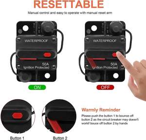 Manuel sıfırlama ile 12V-48V DC devre kesici - Product Image 2