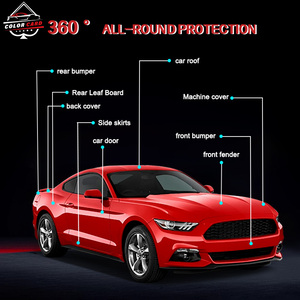 Película Protectora de Pintura para Automóvil de TPU Autoadhesiva Antiarañazos de 1.52*15M, Rechazo de Rayos UV al <span class=keywords><strong>99</strong></span>% e IR al 80%, Fácil de Instalar, Color Gris - Product Image 5